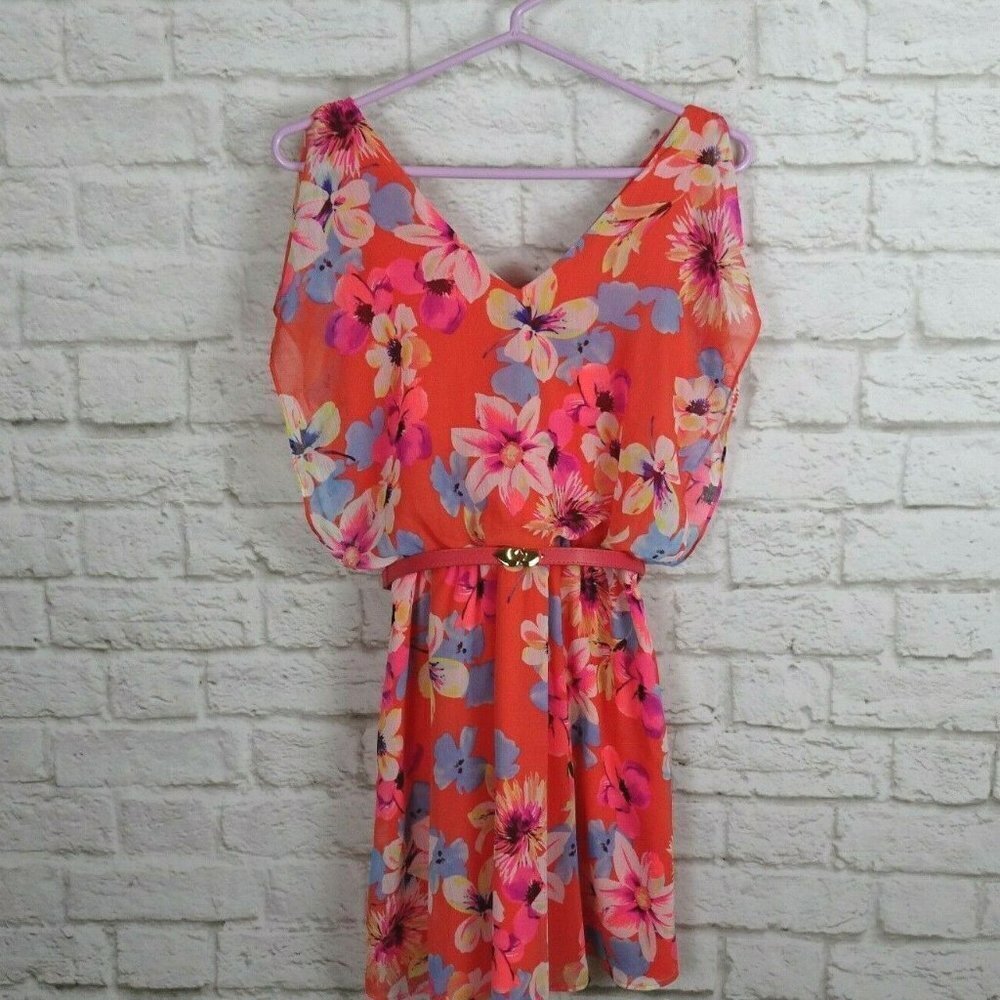 NWT Candie's Dress Floral Party Cocktail Prom S - Picture 3 of 13
